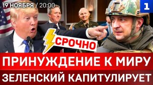 СРОЧНО: Принуждение к миру | Зеленский капитулирует | Окончание войны – в ноябре?