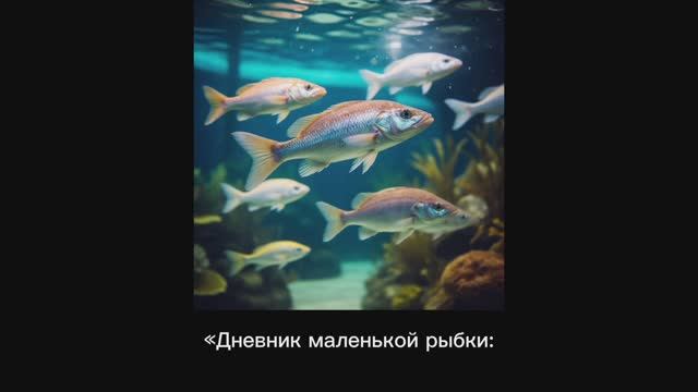 Дневник маленькой рыбки - 36 воспоминаний маленькой рыбки об аквариуме, своей жизни и о самой себе.