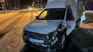 Утреннее ДТП на улице Гоголя в Колпашеве