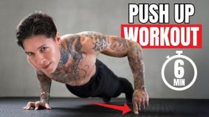 Прокачай грудь за 6 минут. Только отжимания