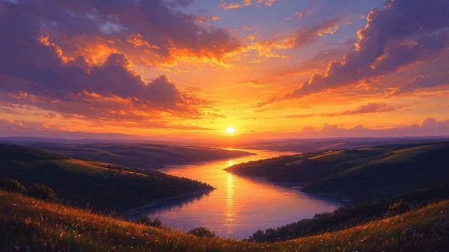 В час, когда солнце садится