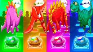 Coffin Dance Динозавры 233 уровень - Мультики про Динозавров | МУЛЬТФИЛЬМЫ ДИНОЗАВРЫ в Tiles Hop