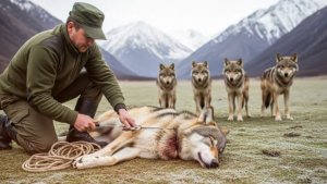Он Спас Волчицу — Ее Реакция Ошеломила Всех