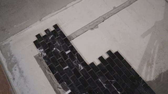 Подготовка пола к укладке мозаики с встроенной подсветкой diy. Часть 2