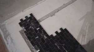 Подготовка пола к укладке мозаики с встроенной подсветкой diy. Часть 2