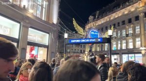 Сказочный Лондон ✨ Главные рождественские огни 2025 Прогулка по центру города