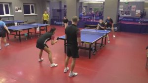 отбор Песин/Вольская (882) - Виноградов/Шарый (1082) настольный теннис Парный турнир 16.11 СПб