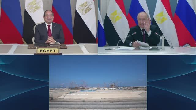 Церемония установки в проектное положение корпуса реактора энергоблока АЭС «Эль-Дабаа» 19.11.2025