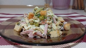 Салат БЛИННЫЙ. Сытный и Вкусный.