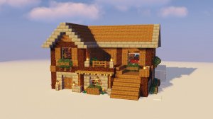 Как построить КРАСИВЫЙ Дом в Зимнем Биоме | Гайд