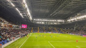 Разминка сборной Казахстана против сборной Лихтенштейна