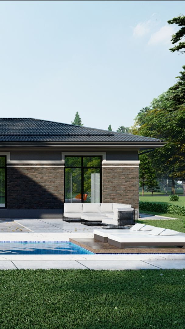 Одноэтажный дом с зоной спа смотреть онлайн