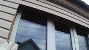 Вернулись на свой объект . Доделываем сайдинг и откосы на окнах