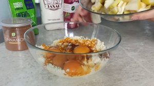 Творожный пирог с яблоками. Рецепт в описании #рецепт #асмр #пирог #творожный #вкусно #десерт #сад