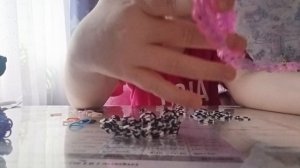 Урок номер 6 плету из резинок для своего игрушечного питомца принца из резинок ошейнок и поводок