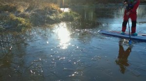 Мороз и солнце на SUP прогулке по Северке