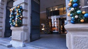 Швейцария. Осенняя прогулка по Цюриху в формате 4К