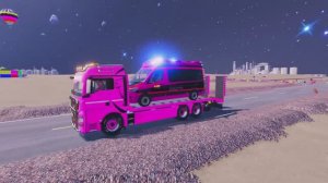 ПОЛИЦЕЙСКИЕ МАШИНКИ НА КОСМИЧЕСКОЙ ФЕРМЕ НАВОДЯТ ПОРЯДОК. КРАСОЧНЫЙ МУЛЬТИК ДЛЯ ДЕТЕЙ