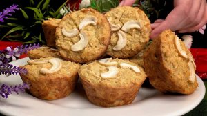 Похудение без жертв! Вкусные овсяно-яблочные маффины без сахара.