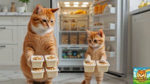 МУЛЬТФИЛЬМ ДЛЯ ДЕТЕЙ, Мама кошка соберает бананы и продает