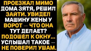 ПРОЕЗЖАЛ МИМО ДОМА ЗЯТЯ, РЕШИЛ ЗАЙТИ.УВИДЕЛ МАШИНУ ЖЕН