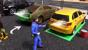 играю в симулятор мытья