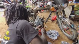 Капитальный ремонт двигателя мотоцикла. Африканские технологии