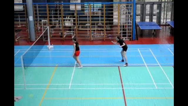 10. Бадминтон - изучение тактических действий в парной категории