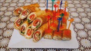 ЗАКУСКИ на ПРАЗДНИЧНЫЙ стол ЗАКУСКИ на НОВОГОДНИЙ стол Закуска БЛИНЫ с КРАСНОЙ рыбой и икрой