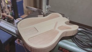 Telecaster Thinline ч.1 Корпус и дека из дерева хиноки | Гитара своими руками