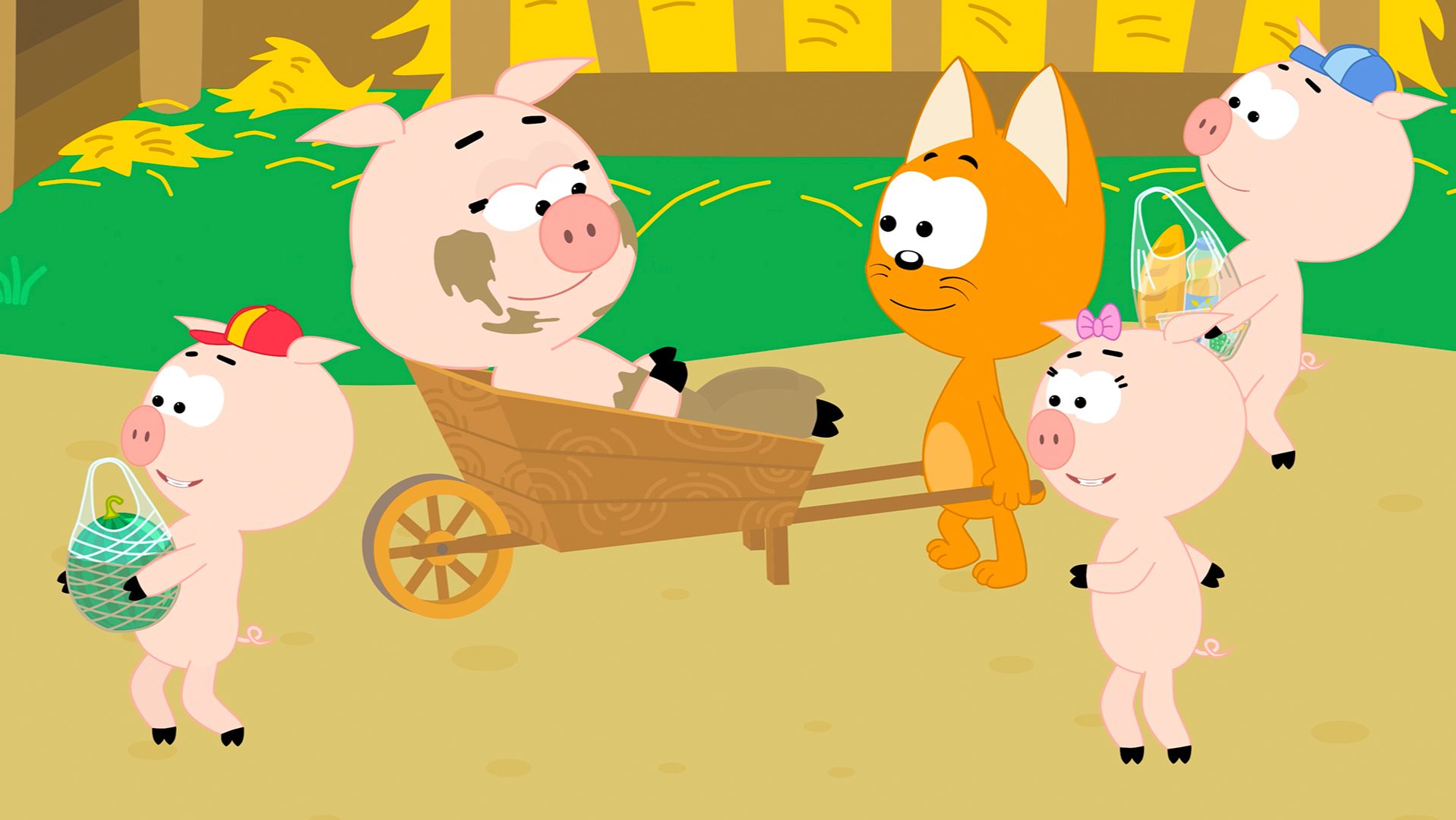 Котенок Котэ - НЕПОСЛУШНЫЕ СВИНКИ - Песенки мультики для малышей