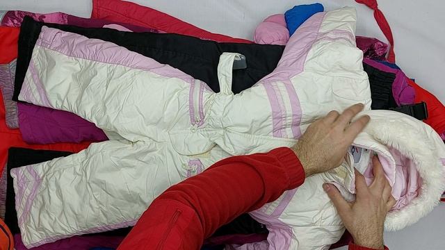 Микс горнолыжный, комбинезоны детский  секонд оптом 2 пак