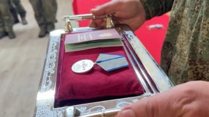 Бойцы 268-го полка группировки «Центр» получили госнаграды в День ракетных войск и артиллерии