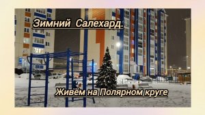 Зимний заснеженный ❄️ Салехард.ЖК Ямальский и улица Броднева.В каких домах живут ямальцы