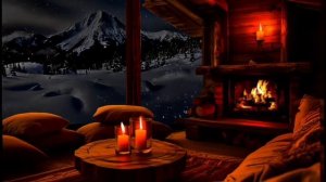 Камин. Cвечи, Горы