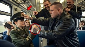 Она молчала, пока он не коснулся её фуражки… Потом нач