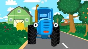 синий трактор доставка ,песенки для детей ! развивающие для детишек