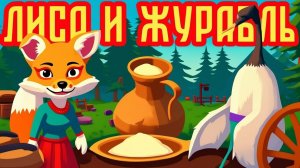 Сказка про Лису и Журавля🦊 🏺 🍲Русская народная сказка