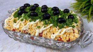 Семь салатов за 18 МИНУТ!  Большой ПРАЗДНИЧНЫЙ СБОРНИК 2025! Нестандартно, красиво и вкусно БЕЗУМНО!