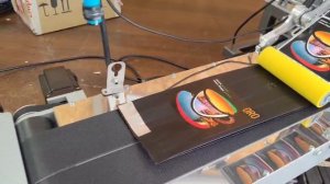 Этикетировщик для пакетов с отбраковкой (под честный знак)