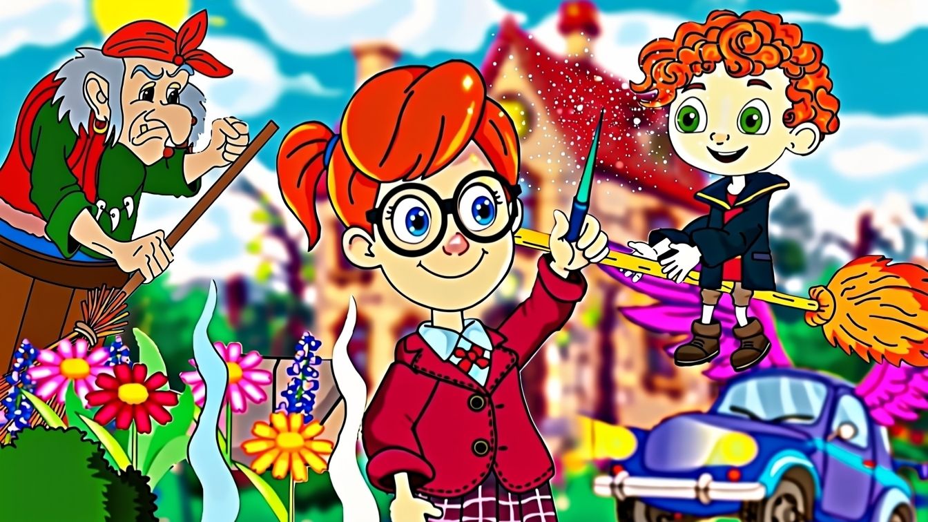 Песенка про Лето и каникулы. Смотрим на магические  приключения в школе Волшебства.