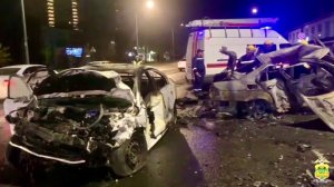 ДТП на Ростовском шоссе в Краснодаре "Три человека заживо сгорели"