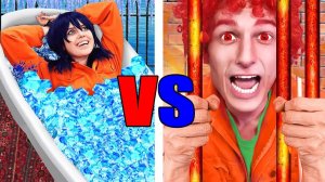 ХОЛОДНЫЙ vs ГОРЯЧИЙ: Челлендж для ПРЕСТУПНИКОВ !