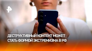Деструктивный контент захотели приравнять к экстремизму