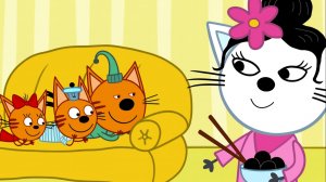 Смотреть Три Кота | Сборник Приключения Коржика, Компота и Карамельки | Три Кота Мультфильм Онлайн