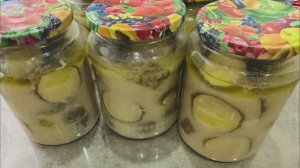 Огурцы в горчице на зиму / Маринованные огурцы в горчичной заливке в банке - хрустящие и вкусные