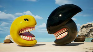 Пакмэн против Чужого. Pac-man vs Alien