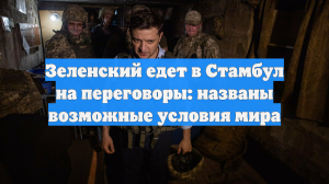 Зеленский едет в Стамбул на переговоры: названы возможные условия мира