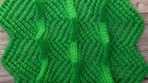 сетчатый узор спицами #51#