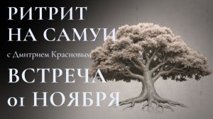 Ритрит на Самуи. Встреча. 01.11.25.